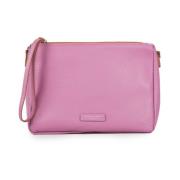 Lilla Leren Pochette Nora Model Gianni Chiarini , Purple , Dames