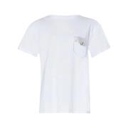 Casual T-shirt voor mannen en vrouwen Liu Jo , White , Dames