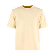 Gele Jersey T-Shirt Regular Fit Circolo 1901 , Yellow , Heren