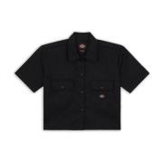 Elegante Dames Overhemd Dickies , Black , Dames