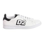 Lage Sports Sneakers Dsquared2 , White , Heren