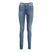 Lichtblauwe Katoenen Jeans met Vervaagd Effect Gant , Blue , Heren