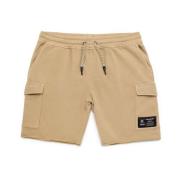 Oversized Cotton Bermuda Camp Shorts Munich , Brown , Heren