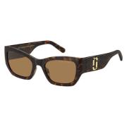 Stylish Sunglasses in Dark Havana/Brown Marc Jacobs , Brown , Dames