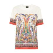 Kleurrijke T-shirts en Polos Collectie Etro , Multicolor , Dames