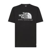 Berkeley California Zwart T-shirt The North Face , Black , Heren