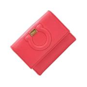 Pre-owned Leather wallets Salvatore Ferragamo Pre-owned , Red , Dames