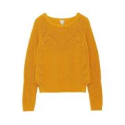 Gedurfd Mosterd Jumper Ines De La Fressange Paris , Yellow , Dames