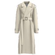 Stijlvolle Jassen voor Mannen en Vrouwen Burberry , Beige , Dames