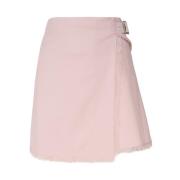 Wollen Kilt Rok Prince of Wales Burberry , Pink , Dames