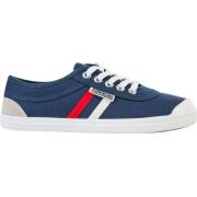 Retro Canvas Schoen Navy Kawasaki , Blue , Dames