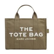 Groene Canvas Tote Bag Collectie Marc Jacobs , Green , Dames