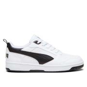 Lage Rebound V6 Sneakers Wit-Zwart Puma , White , Heren