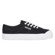 Comfortabele Canvas Sneakers Kawasaki , Black , Heren