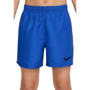 Zee Shorts Zwart Blauw Logo Borduurwerk Nike , Blue , Heren