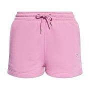 Shorts met een patch Maison Kitsuné , Pink , Dames