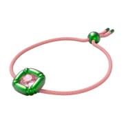 Dulcis Armband Groen-Roze Kiss Cut Swarovski , Multicolor , Dames