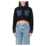Diagonale Sweater Moschino , Black , Dames