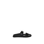 Zwarte Sandalen voor Vrouwen Moschino , Black , Heren