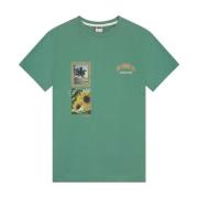 Kleurrijk Grafisch T-shirt Yourself Kultivate , Green , Heren