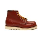 Bruine Moc Toe Platte Schoenen Red Wing Shoes , Brown , Heren