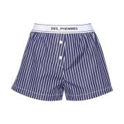 Donkerblauw/Wit Sporty Shorts DES Phemmes , Multicolor , Dames