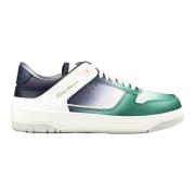 Italiaanse Leren Sneakers Santoni , Multicolor , Heren