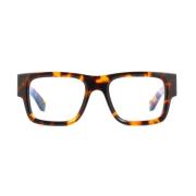 Vierkante Oversize Frame Bril Off White , Brown , Unisex