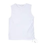 Optisch Wit T-Shirt Patrizia Pepe , White , Dames