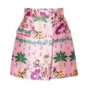 Pink Mermaid Mini Skirt Alessandro Enriquez , Multicolor , Dames