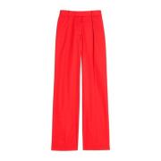 Rode Katoenen Hector Broek Ines De La Fressange Paris , Red , Dames