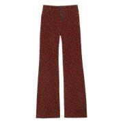 Roest Flared Broek - Ines De La Fressange Paris , Multicolor , Dames