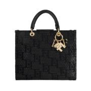 Stijlvolle Borsa Tas voor Modeliefhebbers Elisabetta Franchi , Black ,...