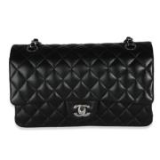 Pre-owned Leather chanel-bags Chanel Vintage , Black , Dames