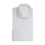 Witte Slim Fit Overhemd Barba , White , Heren