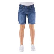 Denim Shorts voor Mannen Guess , Blue , Heren