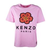 Boke Flower Loose T-shirt in Roze Kenzo , Pink , Dames