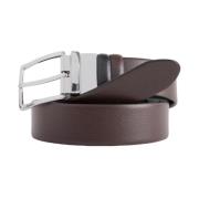 Stijlvol Leren Riem Piquadro , Brown , Heren