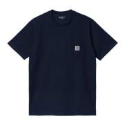 T-Shirts Carhartt Wip , Blue , Heren