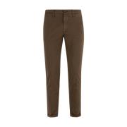 Duifgrijs Slim Fit Broek Re-Hash , Brown , Heren