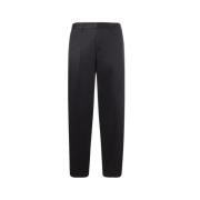 Zwarte Broek met EA Metalen Logo Emporio Armani , Black , Heren