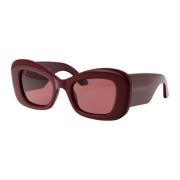 Stijlvolle zonnebril Am0434S Alexander McQueen , Brown , Dames