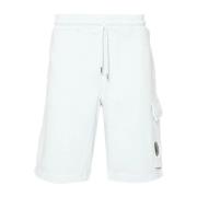 Fleece Cargo Shorts C.p. Company , White , Heren