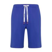 Blauwe Katoenen Bermuda Shorts Peuterey , Blue , Heren