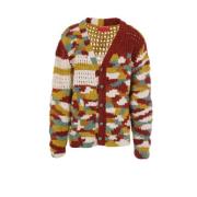 Biologisch Katoen Cardigan MultiColour Sweater The Elder Statesman , M...