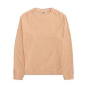 Elegante Perzikkleurige Sweatshirt met Logo Obey , Pink , Heren