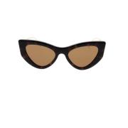 Stijlvolle Zonnebril Gucci , Brown , Dames