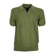 Groene Katoenen Polostijl Trui Hugo Boss , Green , Heren