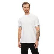 Wit Regular Fit T-Shirt Karl Lagerfeld , White , Heren