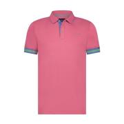 Polo Piqu? SS Shirt State of Art , Pink , Heren